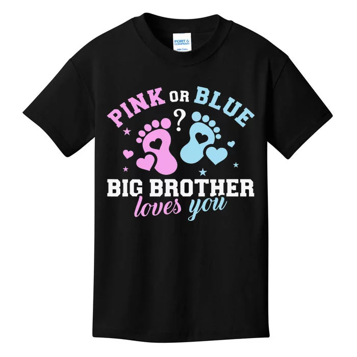 Gender reveal brother Kids T-Shirt