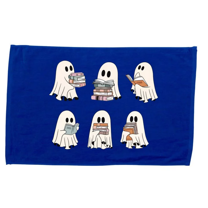 Ghost Reading Books Bookworm Lover Microfiber Hand Towel