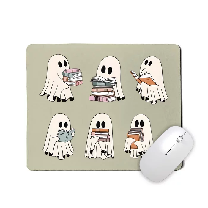 Ghost Reading Books Bookworm Lover Mousepad