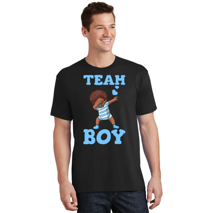 Gender Reveal Baby Shower Team Boy Matching Family Baby Party T-Shirt