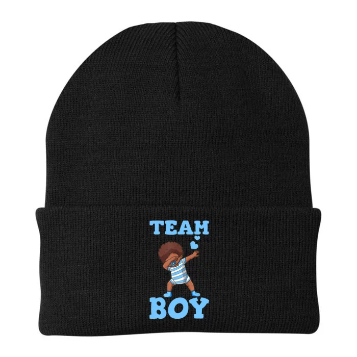 Gender Reveal Baby Shower Team Boy Matching Family Baby Party Knit Cap Winter Beanie