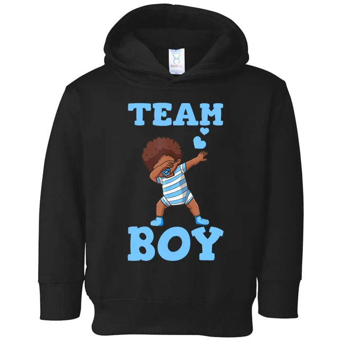 Gender Reveal Baby Shower Team Boy Matching Family Baby Party Toddler Hoodie