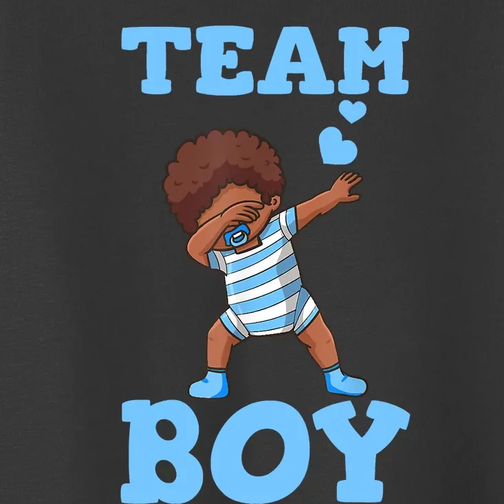 Gender Reveal Baby Shower Team Boy Matching Family Baby Party Toddler T-Shirt