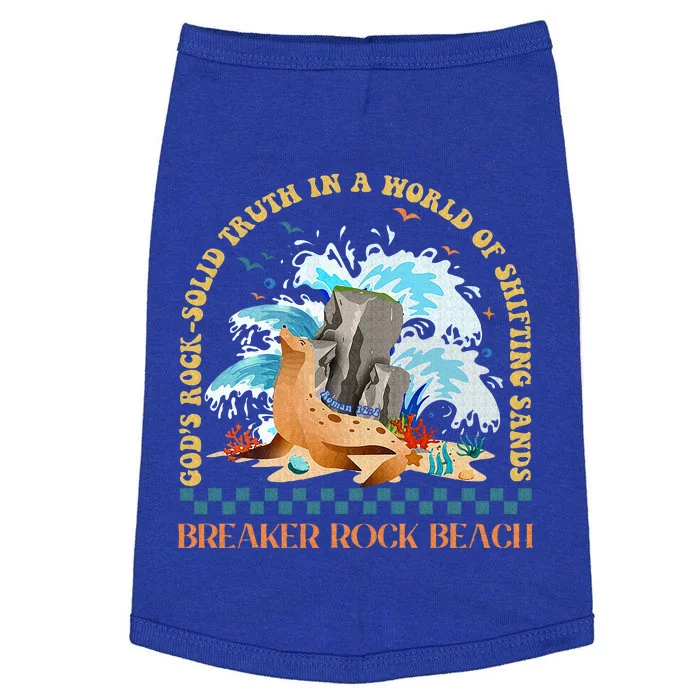 Gods Rocksolid Breaker Rock Beach Vbs 2024 Christian Doggie Tank