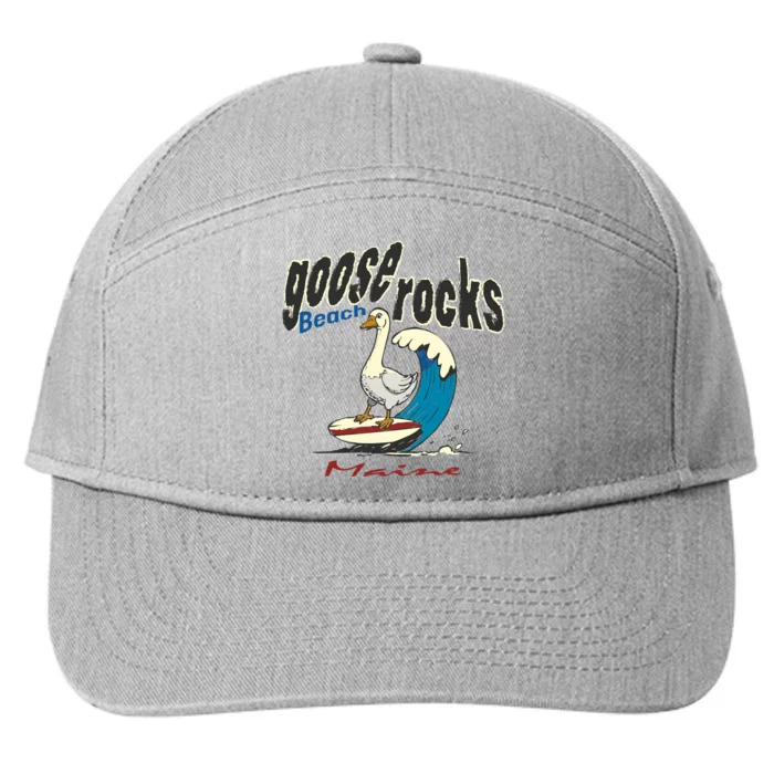 Goose Rocks Beach Maine 7-Panel Snapback Hat