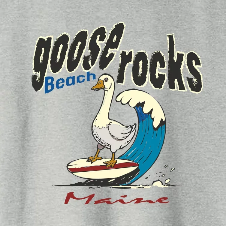 Goose Rocks Beach Maine Women's Crop Top Tee