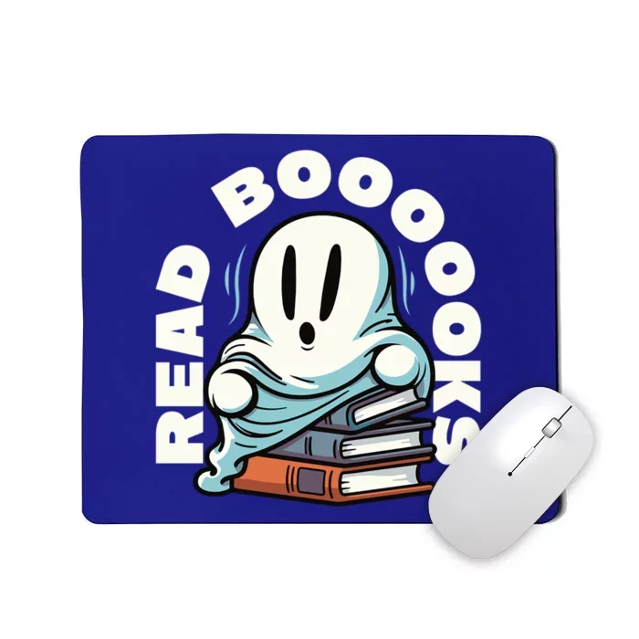 Ghost Reading Books Gift Mousepad