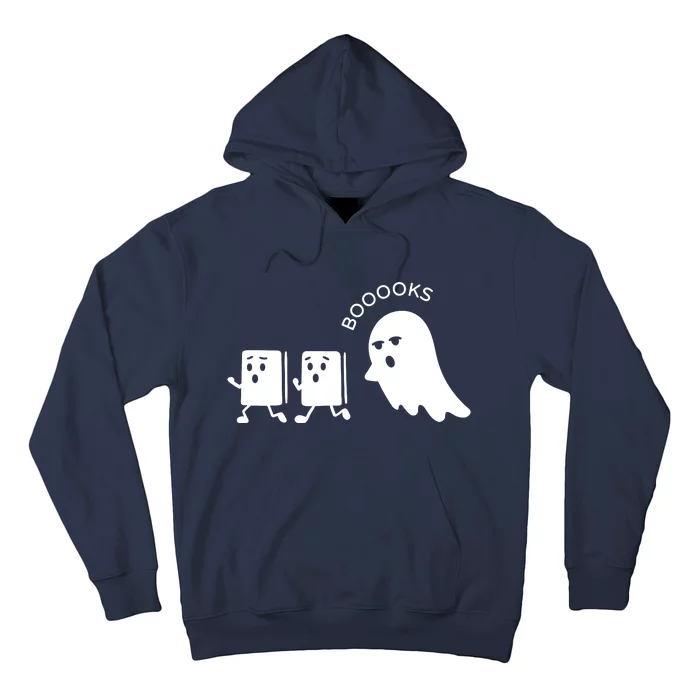 Ghost Reading Books Halloween Hoodie