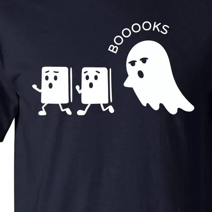 Ghost Reading Books Halloween Tall T-Shirt