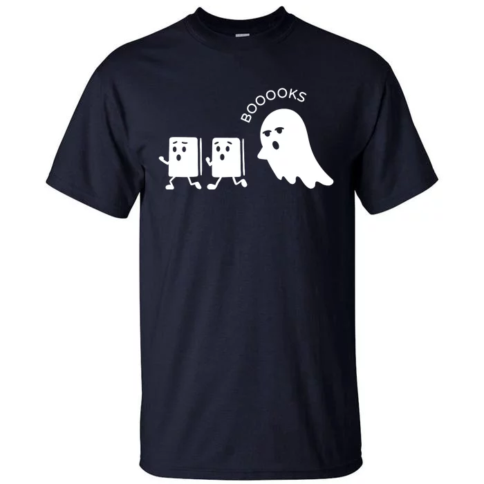 Ghost Reading Books Halloween Tall T-Shirt