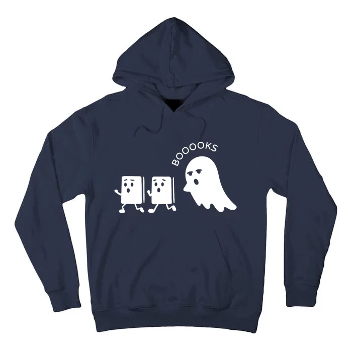 Ghost Reading Books Halloween Tall Hoodie