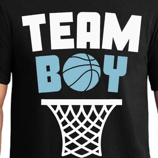 Gender Reveal Blue Baby Shower Party Team Basketball Pajama Set