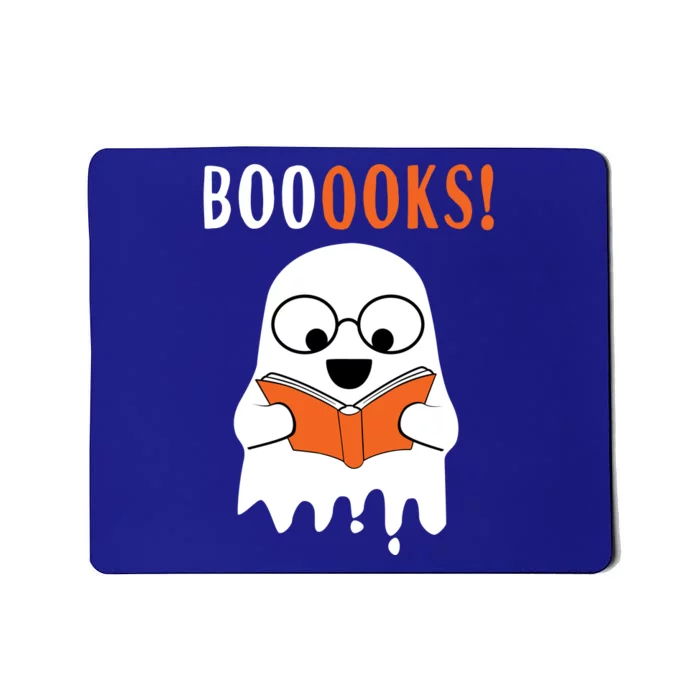 Ghost Reading Books Meaningful Gift Funny Halloween Mousepad