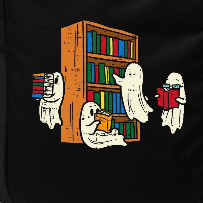 Ghosts Reading Books Teacher Halloween Librarian Boooks Impact Tech Backpack