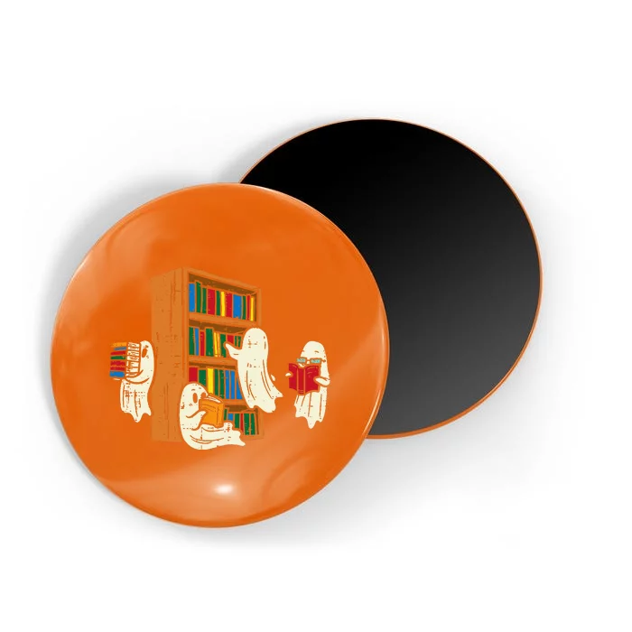 Ghosts Reading Books Teacher Halloween Librarian Boooks Magnet