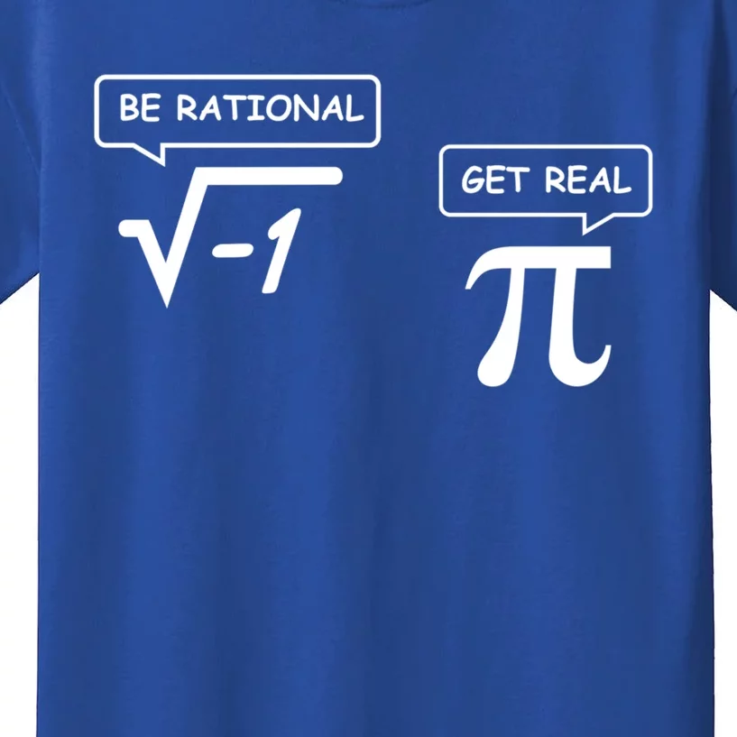 Get Real Be Rational Funny Math Jokes Gift Kids T-Shirt