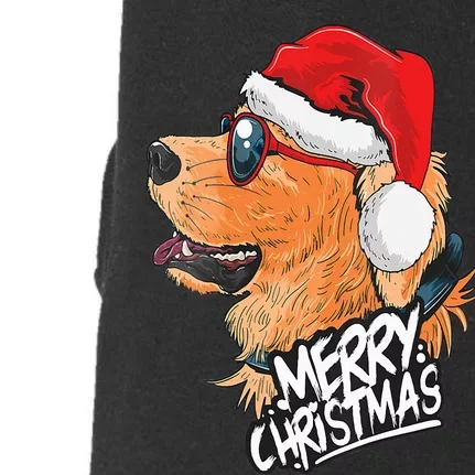 Golden Retriever Christmas Sweater Santa Xmas Dog Christmas Doggie 3-End Fleece Hoodie