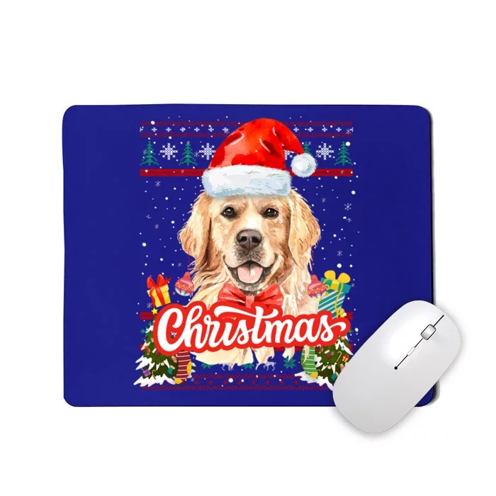 Golden Retriever Christmas Jumper Costume Idea Gift Mousepad