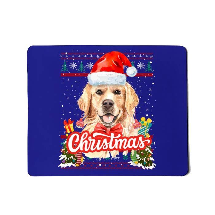 Golden Retriever Christmas Jumper Costume Idea Gift Mousepad