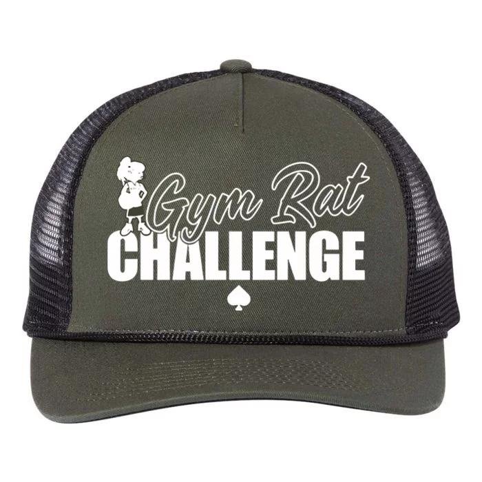 Gym Rat Challenge Champion Retro Rope Trucker Hat Cap