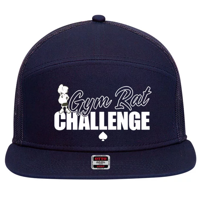 Gym Rat Challenge Champion 7 Panel Mesh Trucker Snapback Hat