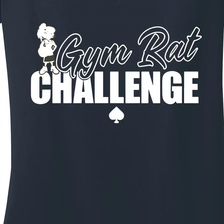 Gym Rat Challenge Champion Women's V-Neck T-Shirt