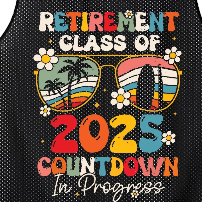 Groovy Retirement Class Of 2025 Countdown In Progress Mesh Reversible Basketball Jersey Tank