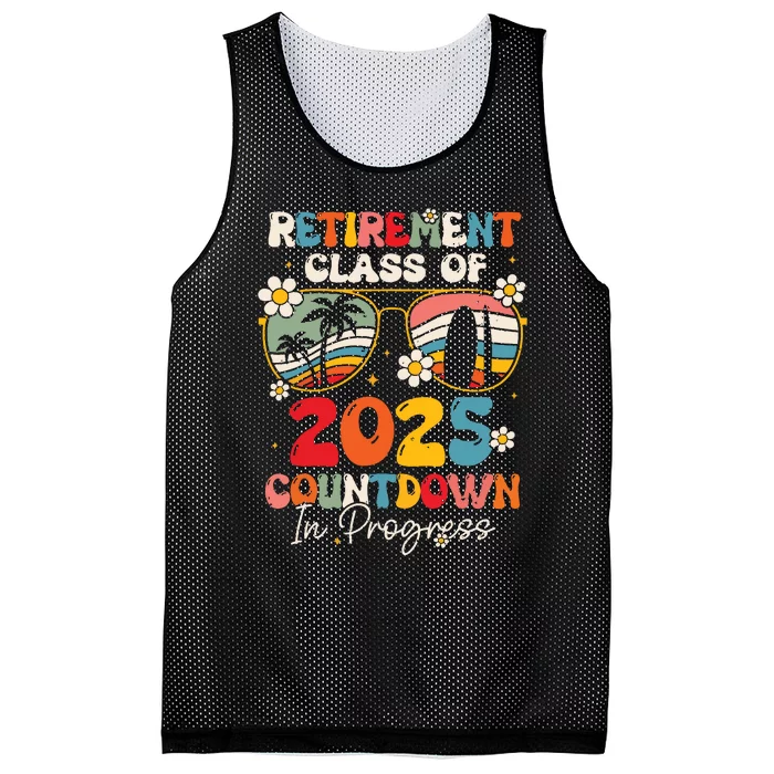 Groovy Retirement Class Of 2025 Countdown In Progress Mesh Reversible Basketball Jersey Tank