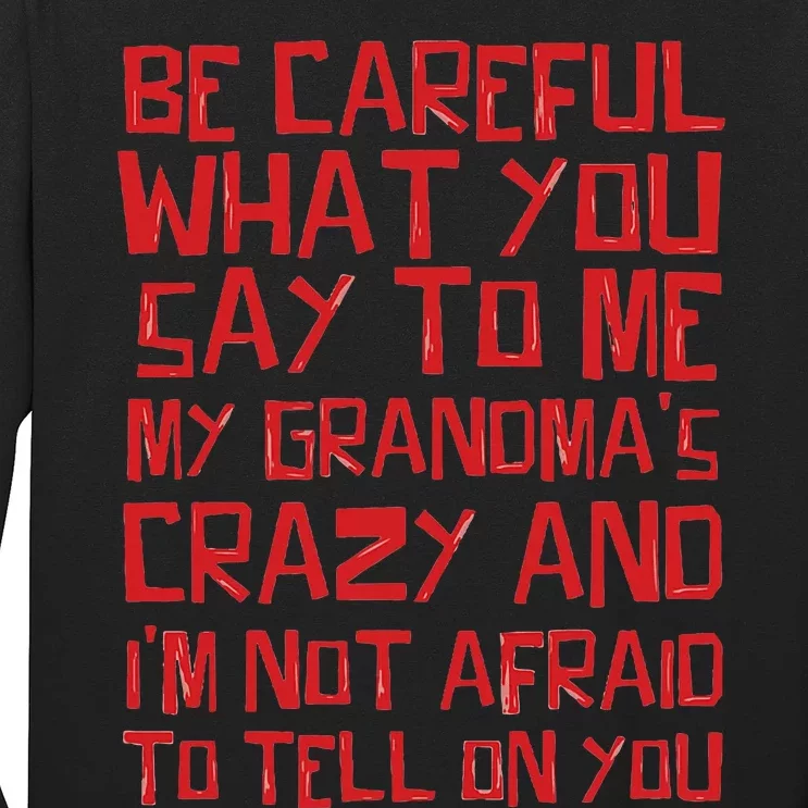 Grandma R Coffeehouse Network Crazy Family Watch Your Long Sleeve Shirt