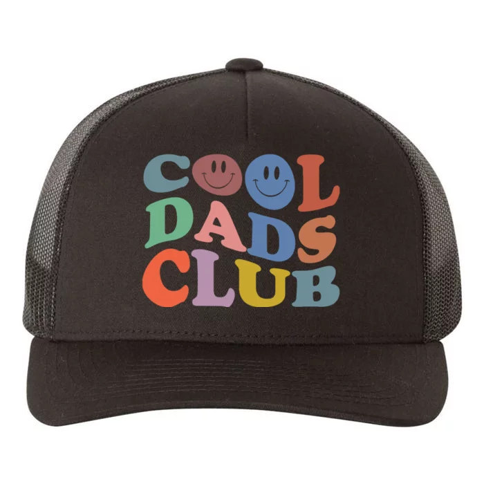 Groovy Retro Cool Dads Club Smile Face Father's Day Yupoong Adult 5-Panel Trucker Hat