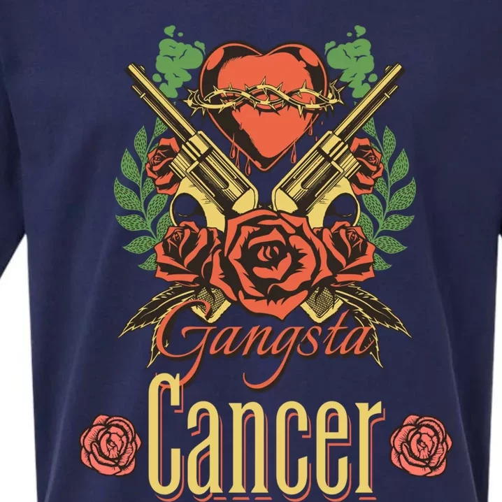 Gangsta Roses Cancer Zodiac Gift Sueded Cloud Jersey T-Shirt