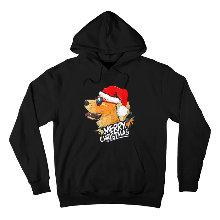 Golden Retriever Christmas Sweater Santa Xmas Dog Hoodie