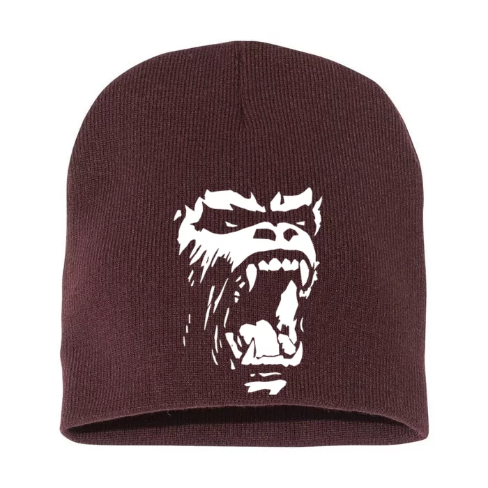 Gorilla Roar Cool Short Acrylic Beanie