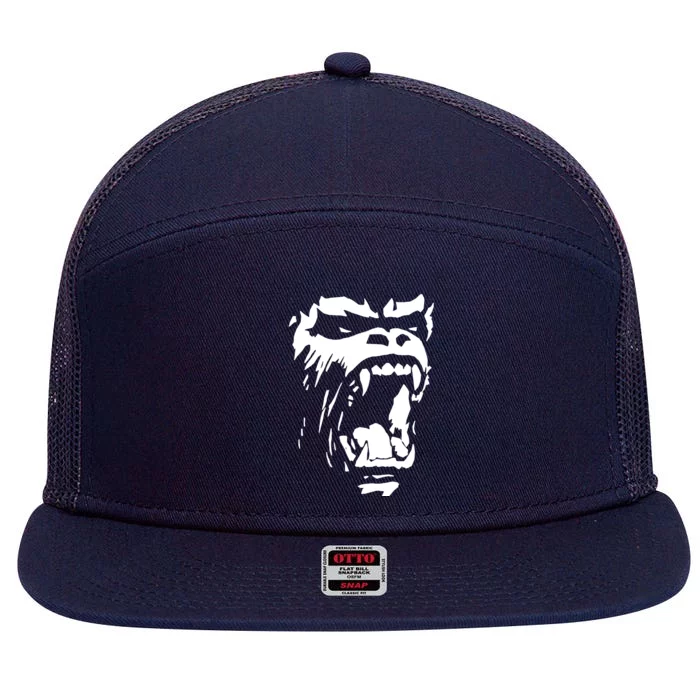 Gorilla Roar Cool 7 Panel Mesh Trucker Snapback Hat