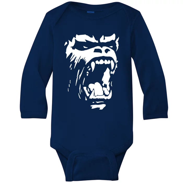 Gorilla Roar Cool Baby Long Sleeve Bodysuit