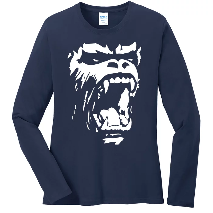 Gorilla Roar Cool Ladies Long Sleeve Shirt