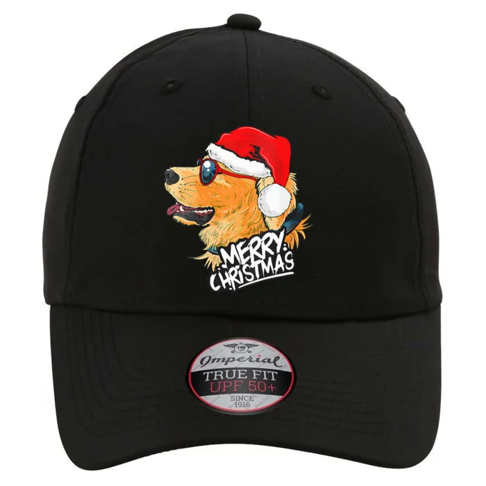 Golden Retriever Christmas Sweater Santa Xmas Dog Christmas The Original Performance Cap