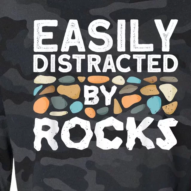 Geology , Rock Collector , Geologist Stone Cropped Pullover Crew