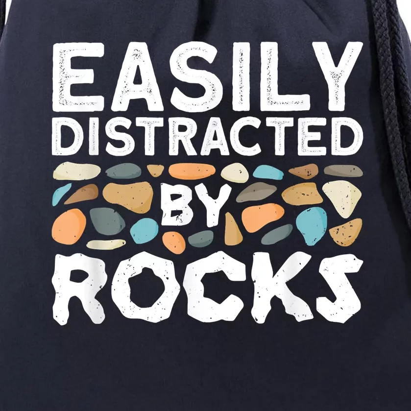 Geology , Rock Collector , Geologist Stone Drawstring Bag