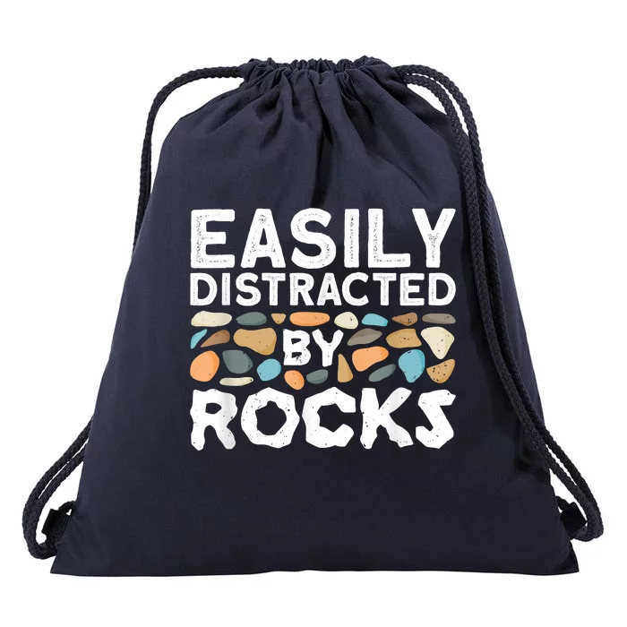 Geology , Rock Collector , Geologist Stone Drawstring Bag