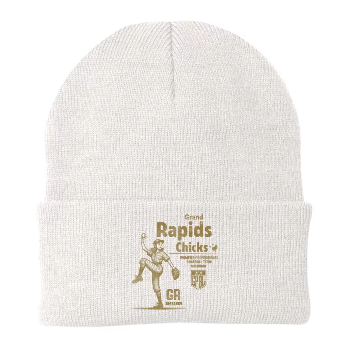 Grand Rapids Chicks Professional Women Baseball Knit Cap Winter Beanie