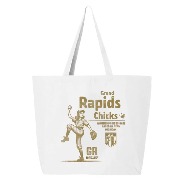 Grand Rapids Chicks Professional Women Baseball 25L Jumbo Tote