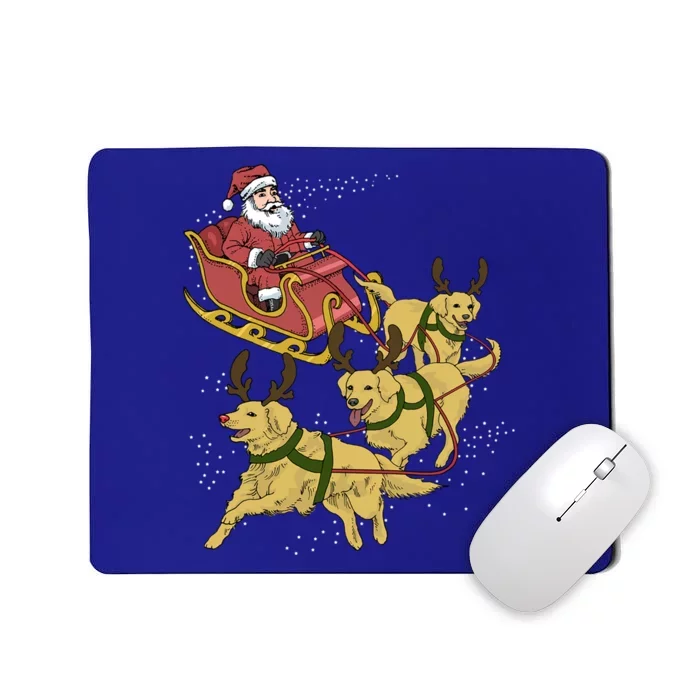 Golden Retriever Christmas Great Gift Mousepad