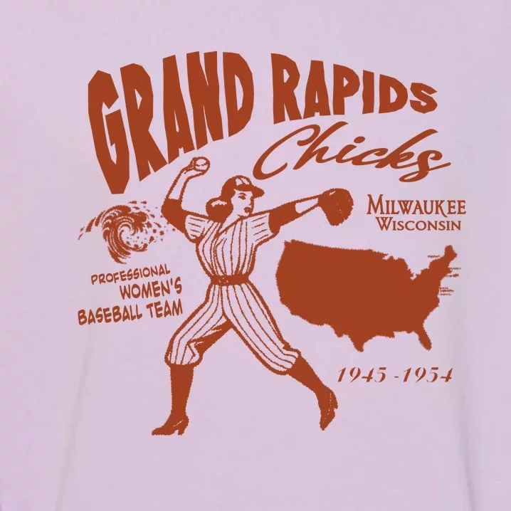 Grand Rapids Chicks Professional Women Baseball Team Garment-Dyed Sweatshirt