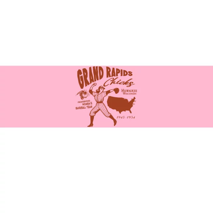 Grand Rapids Chicks Professional Women Baseball Team Bumper Sticker