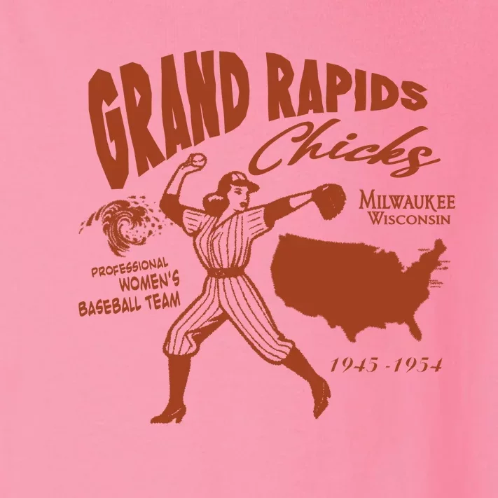 Grand Rapids Chicks Professional Women Baseball Team Toddler Long Sleeve Shirt