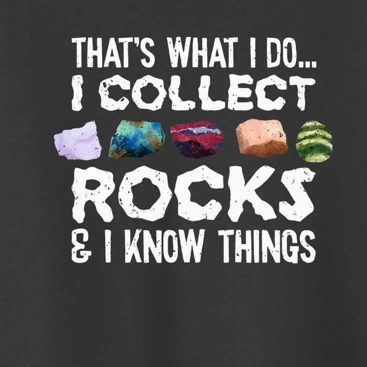 Geology Rock Collector Tee Geologist Stone Toddler T-Shirt