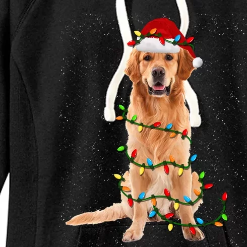 Golden Retriever Christmas Gift Dog Xmas Gift Women's Fleece Hoodie