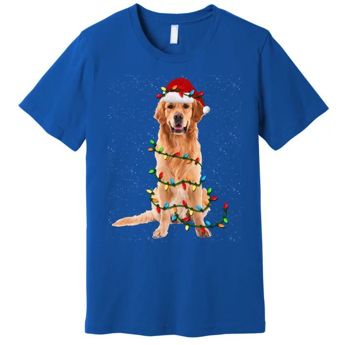 Golden Retriever Christmas Gift Dog Xmas Gift Premium T-Shirt