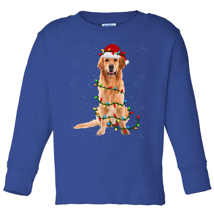 Golden Retriever Christmas Gift Dog Xmas Gift Toddler Long Sleeve Shirt